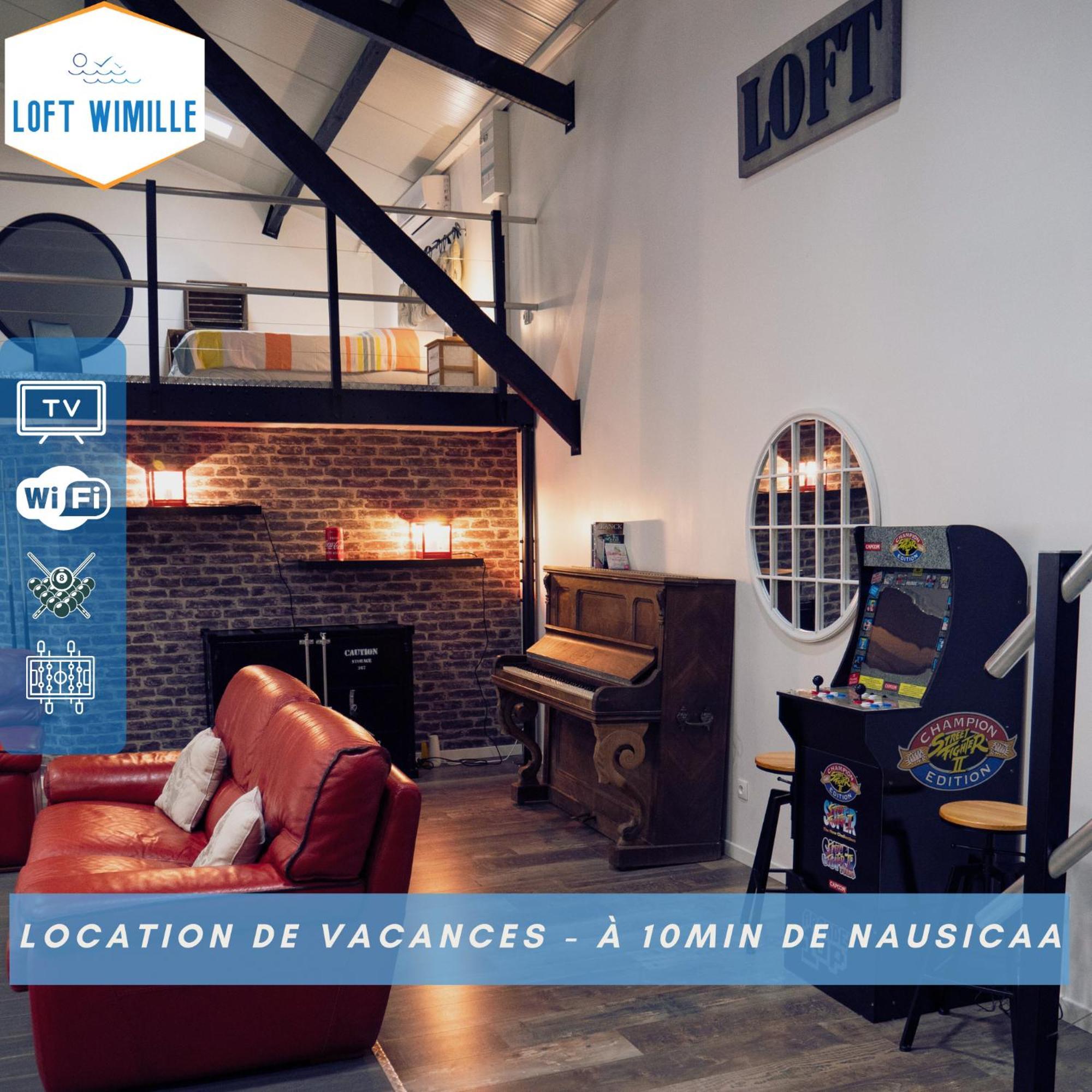 Loft Spacieux A Wimille, Proche De Nausicaa Et Des Plages, 8 Couchages ภายนอก รูปภาพ