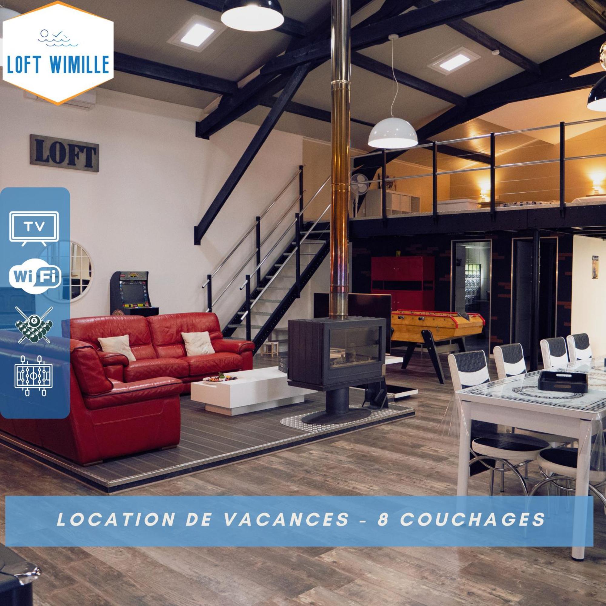 Loft Spacieux A Wimille, Proche De Nausicaa Et Des Plages, 8 Couchages ภายนอก รูปภาพ