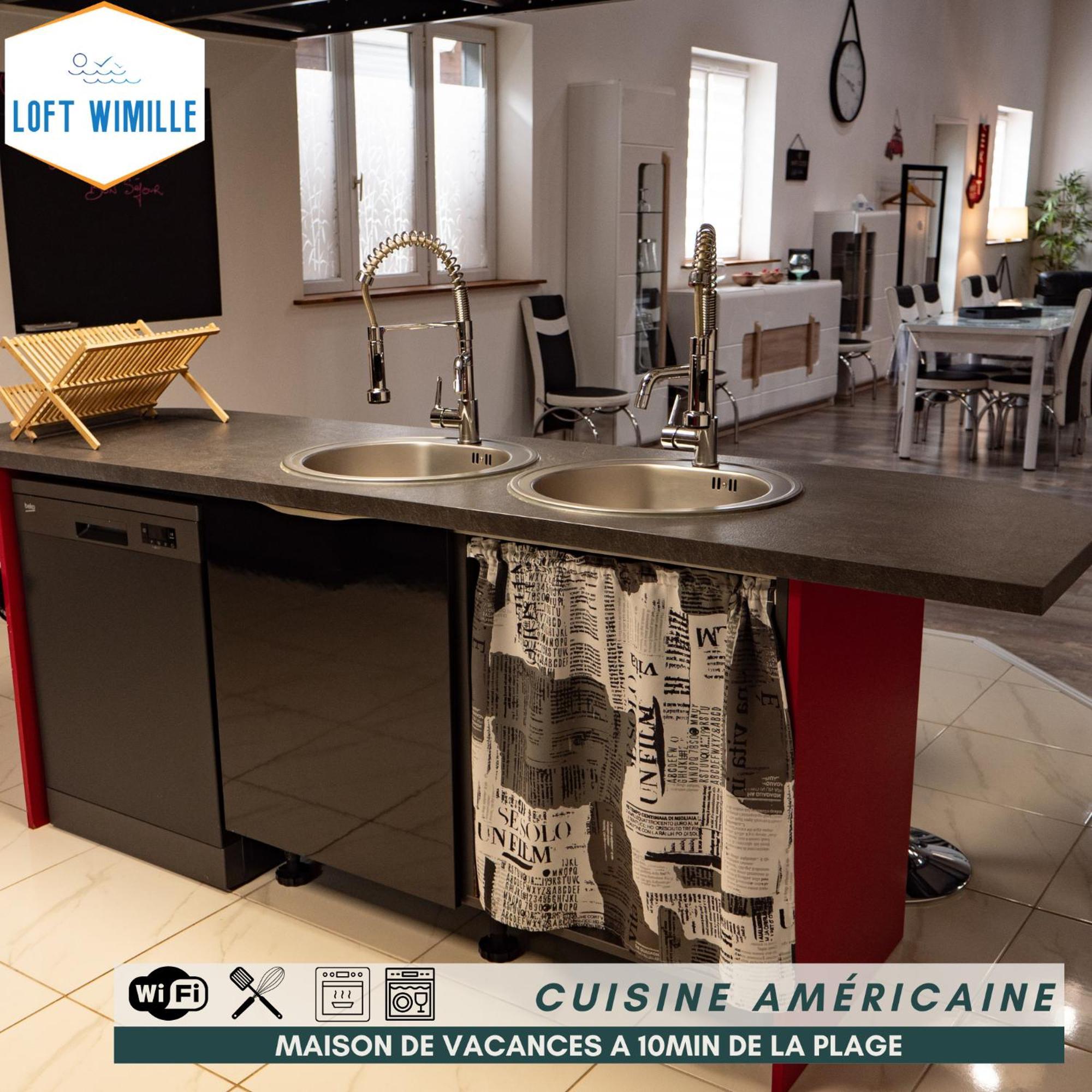 Loft Spacieux A Wimille, Proche De Nausicaa Et Des Plages, 8 Couchages ภายนอก รูปภาพ